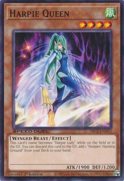 Harpie Queen, Speed Duel: Battle City Finals SBC2-ENH03