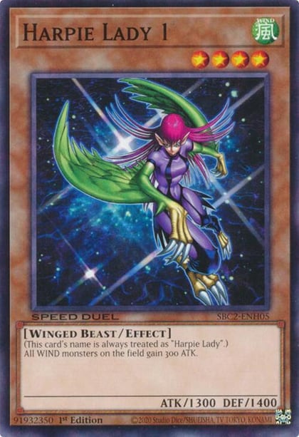 Harpie Lady 1, Speed Duel: Battle City Finals SBC2-ENH05