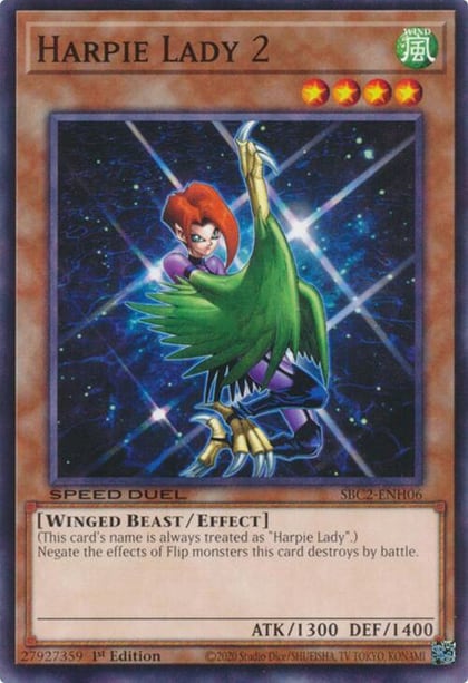 Harpie Lady 2, Speed Duel: Battle City Finals SBC2-ENH06