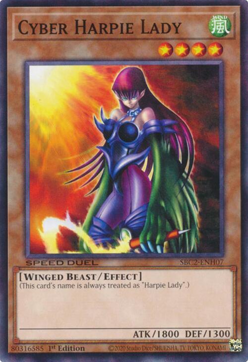 Cyber Harpie Lady, Speed Duel: Battle City Finals SBC2-ENH07