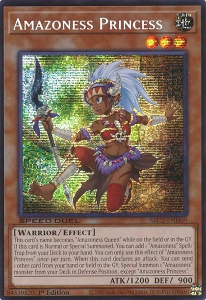 Amazoness Princess (PSR), Speed Duel: Battle City Finals SBC2-ENH09