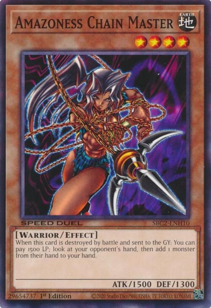 Amazoness Chain Master, Speed Duel: Battle City Finals SBC2-ENH10