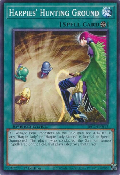 Harpies' Hunting Ground, Speed Duel: Battle City Finals SBC2-ENH15