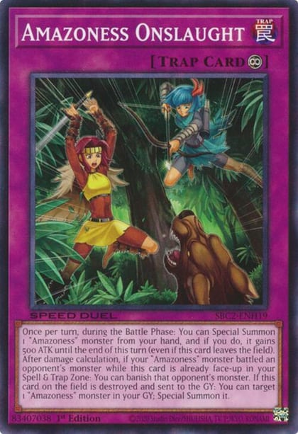 Amazoness Onslaught, Speed Duel: Battle City Finals SBC2-ENH19