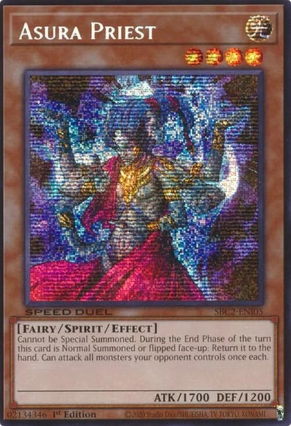 Asura Priest (PSR), Speed Duel: Battle City Finals SBC2-ENI05
