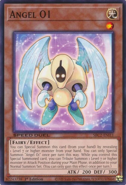 Angel O1, Speed Duel: Battle City Finals SBC2-ENI11