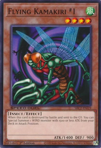 Flying Kamakiri #1, Speed Duel: Battle City Finals SBC2-ENI19