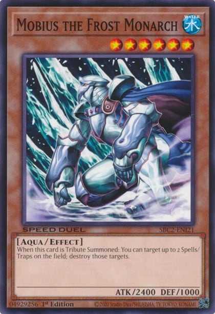 Mobius the Frost Monarch, Speed Duel: Battle City Finals SBC2-ENI21