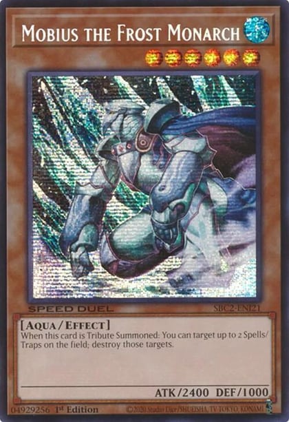 Mobius the Frost Monarch (PSR), Speed Duel: Battle City Finals SBC2-ENI21