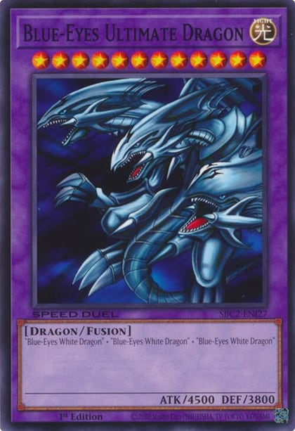 Blue-Eyes Ultimate Dragon, Speed Duel: Battle City Finals SBC2-ENI27
