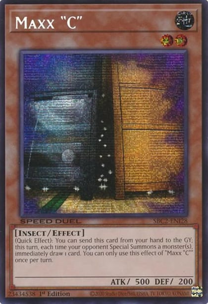 Maxx "C" (PSR), Speed Duel: Battle City Finals SBC2-ENI28