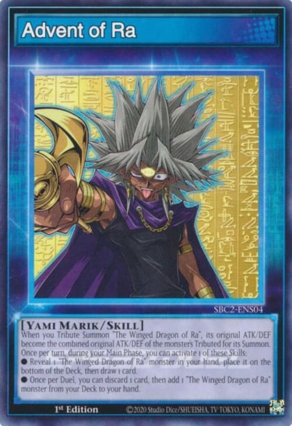 Advent of Ra, Speed Duel: Battle City Finals SBC2-ENS04