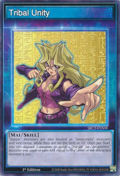 Tribal Unity, Speed Duel: Battle City Finals SBC2-ENS08