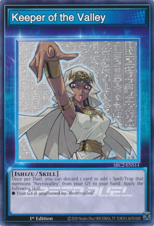 Keeper of the Valley, Speed Duel: Battle City Finals SBC2-ENS14