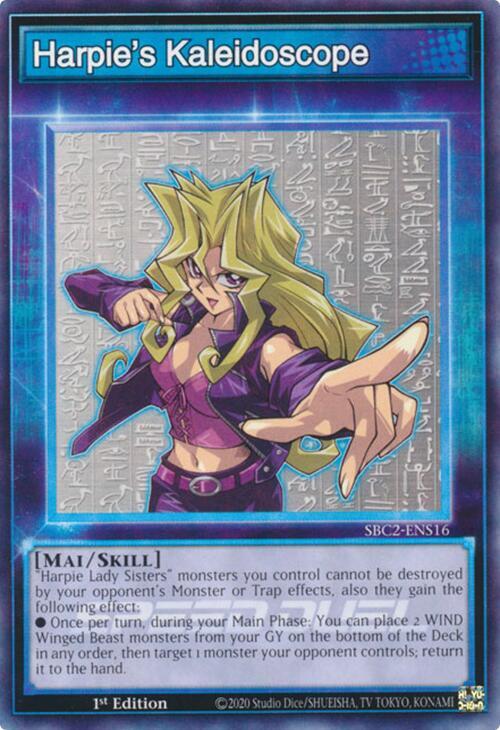 Harpie's Kaleidoscope, Speed Duel: Battle City Finals SBC2-ENS16