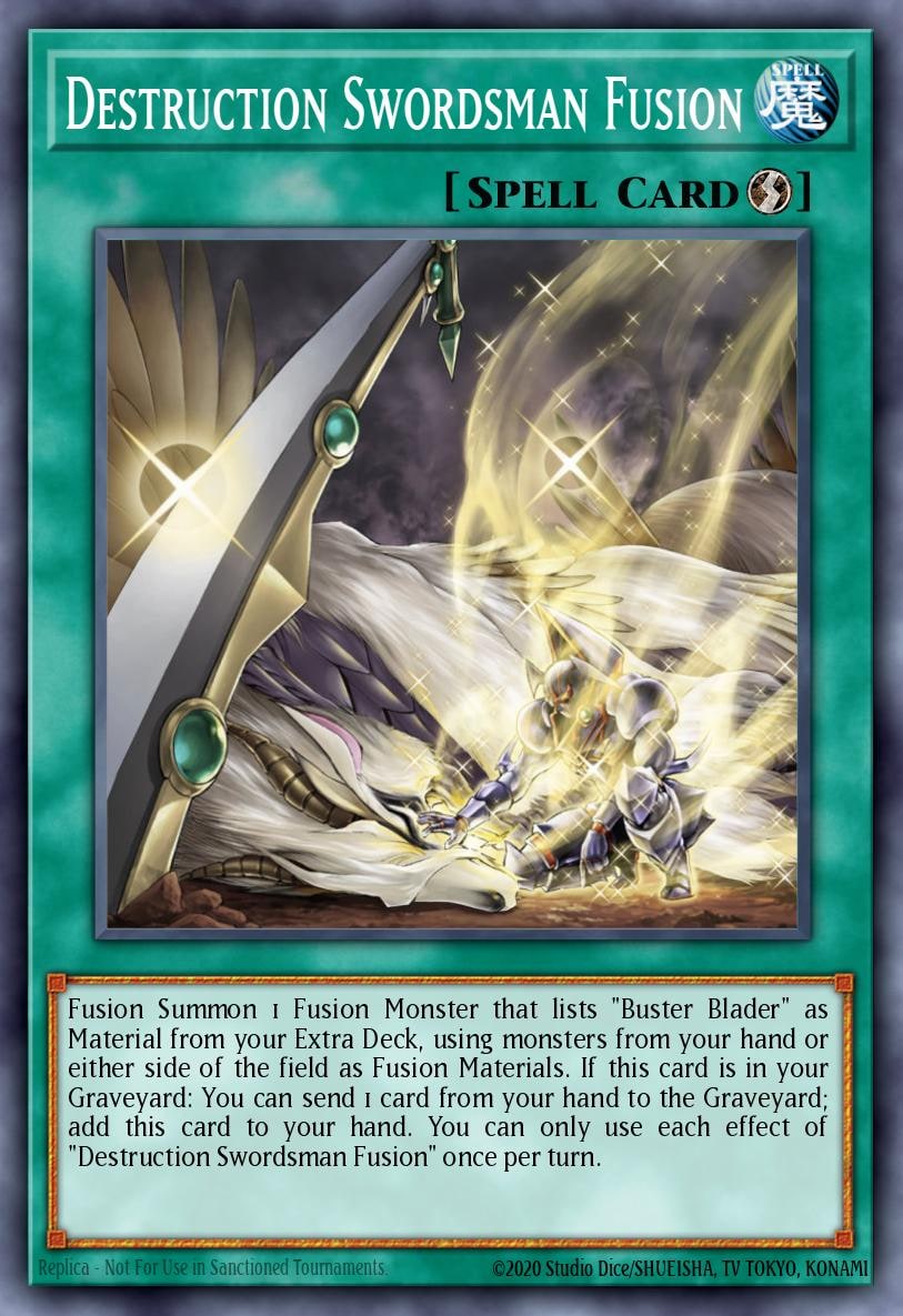 Destruction Swordsman Fusion, Speed Duel: Battle City Box SBCB-EN015