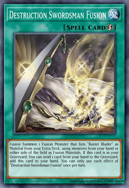 Destruction Swordsman Fusion, Speed Duel: Battle City Box SBCB-EN015