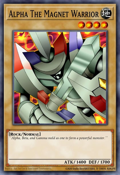 Alpha The Magnet Warrior, Speed Duel: Battle City Box SBCB-EN023