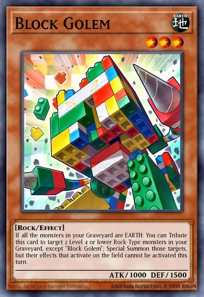 Block Golem, Speed Duel: Battle City Box SBCB-EN032