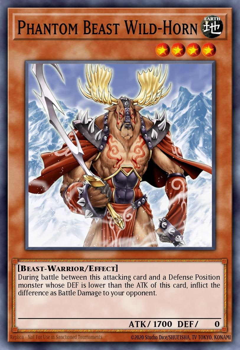 Phantom Beast Wild-Horn, Speed Duel: Battle City Box SBCB-EN045
