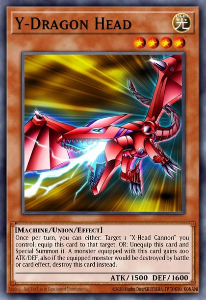 Y-Dragon Head, Speed Duel: Battle City Box SBCB-EN064