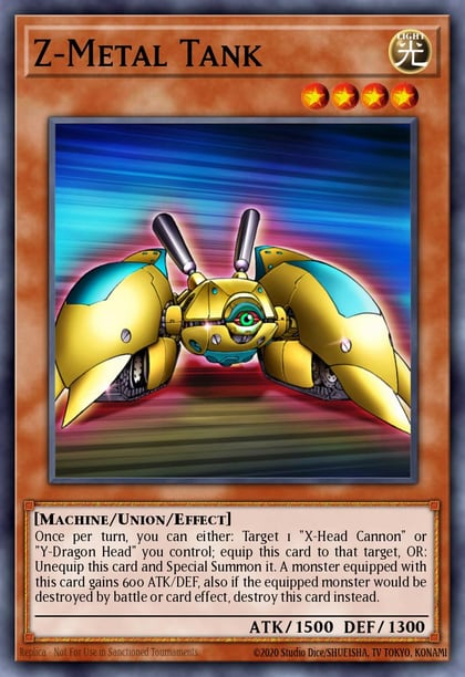 Z-Metal Tank, Speed Duel: Battle City Box SBCB-EN065