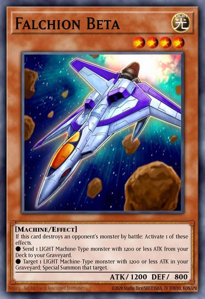 Falchion Beta, Speed Duel: Battle City Box SBCB-EN070