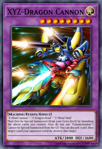 XYZ-Dragon Cannon, Speed Duel: Battle City Box SBCB-EN084