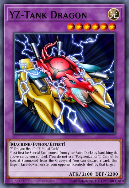 YZ-Tank Dragon, Speed Duel: Battle City Box SBCB-EN086
