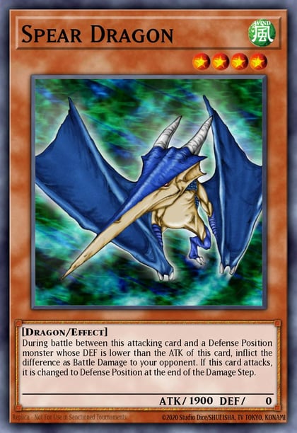 Spear Dragon, Speed Duel: Battle City Box SBCB-EN095