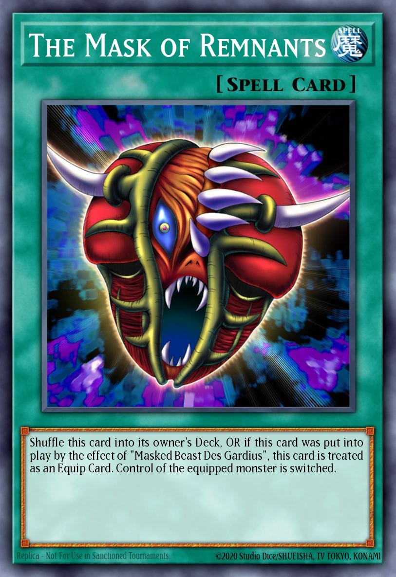 The Mask of Remnants, Speed Duel: Battle City Box SBCB-EN119