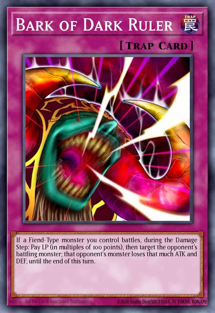 Bark of Dark Ruler, Speed Duel: Battle City Box SBCB-EN124