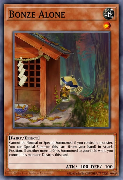 Bonze Alone, Speed Duel: Battle City Box SBCB-EN137