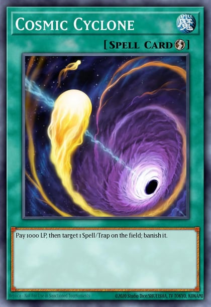 Cosmic Cyclone (Secret), Speed Duel: Battle City Box SBCB-EN142