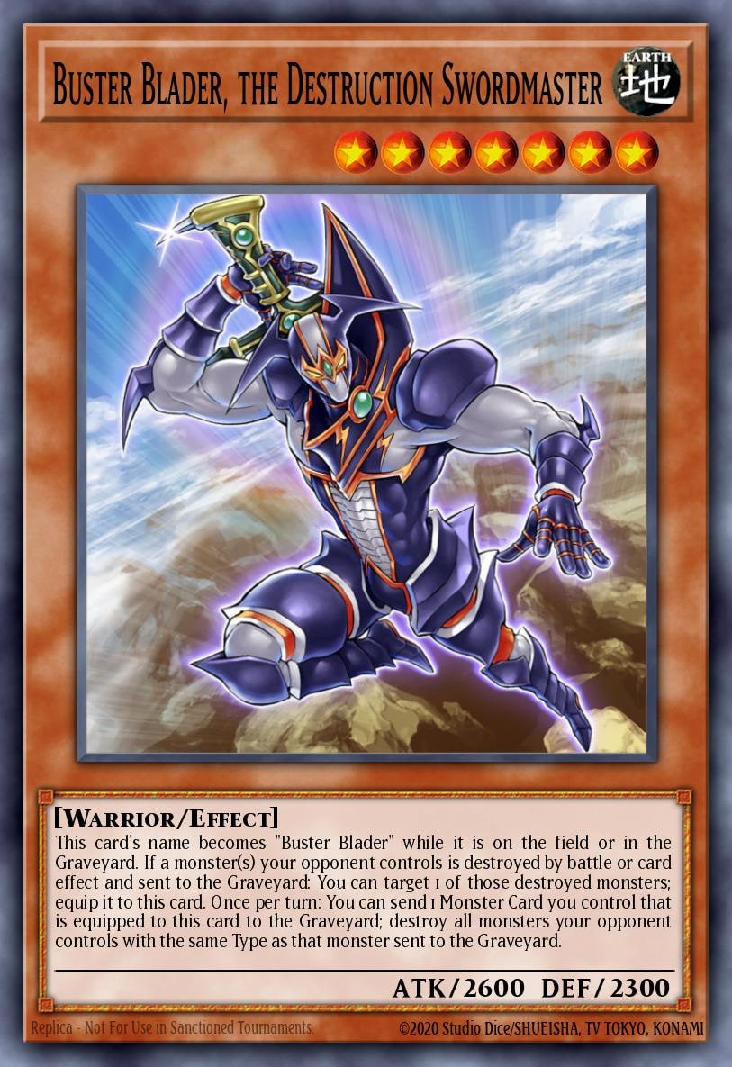 Buster Blader, the Destruction Swordmaster, Speed Duel: Battle City Box SBCB-EN182