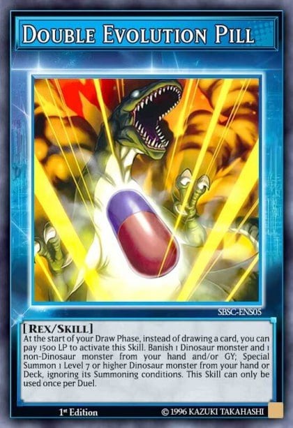 Double Evolution Pill (Skill Card), Speed Duel: Scars of Battle SBSC-ENS05