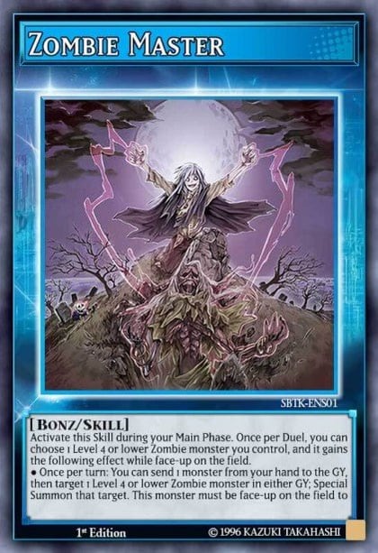 Zombie Master (Skill Card), Speed Duel: Trials of the Kingdom SBTK-ENS01