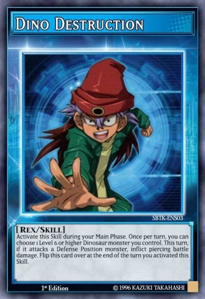 Dino Destruction, Speed Duel: Trials of the Kingdom SBTK-ENS03