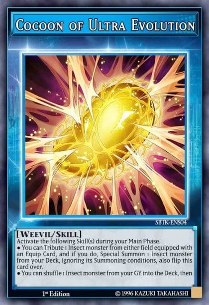 Cocoon of Ultra Evolution (Skill Card), Speed Duel: Trials of the Kingdom SBTK-ENS04