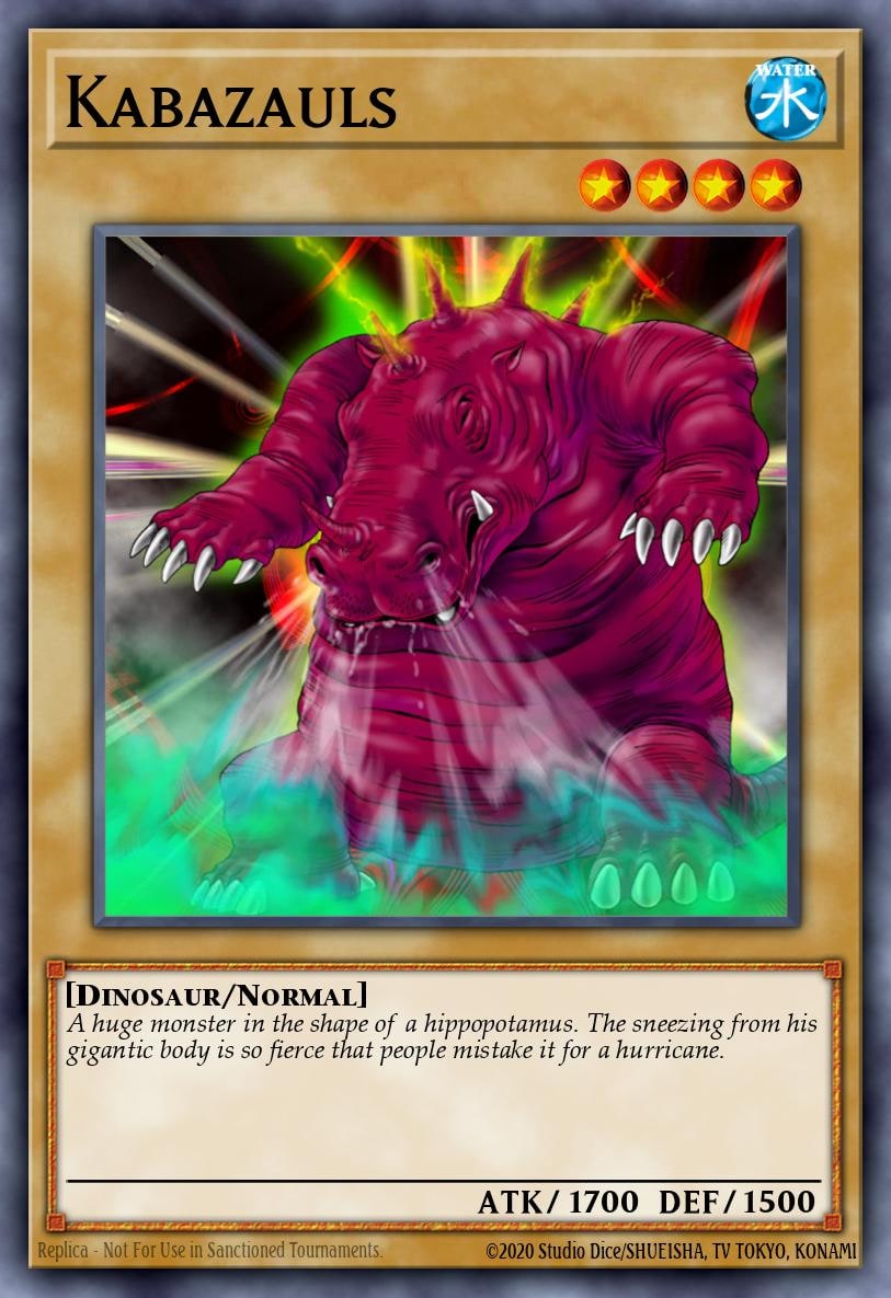 Kabazauls, Structure Deck: Dinosaur's Rage SD09-EN002