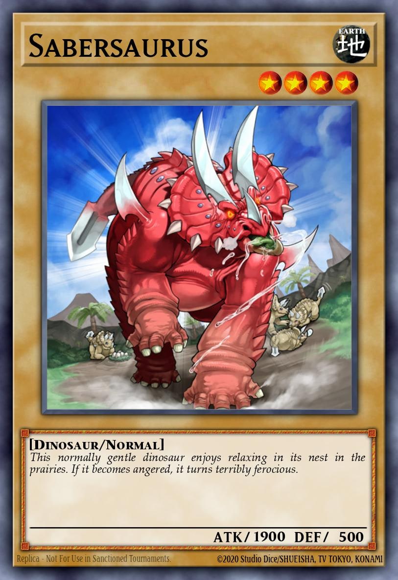 Sabersaurus, Structure Deck: Dinosaur's Rage SD09-EN003