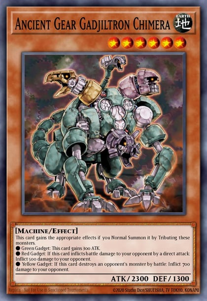 Ancient Gear Gadjiltron Chimera, Structure Deck: Machine Re-Volt SD10-EN002