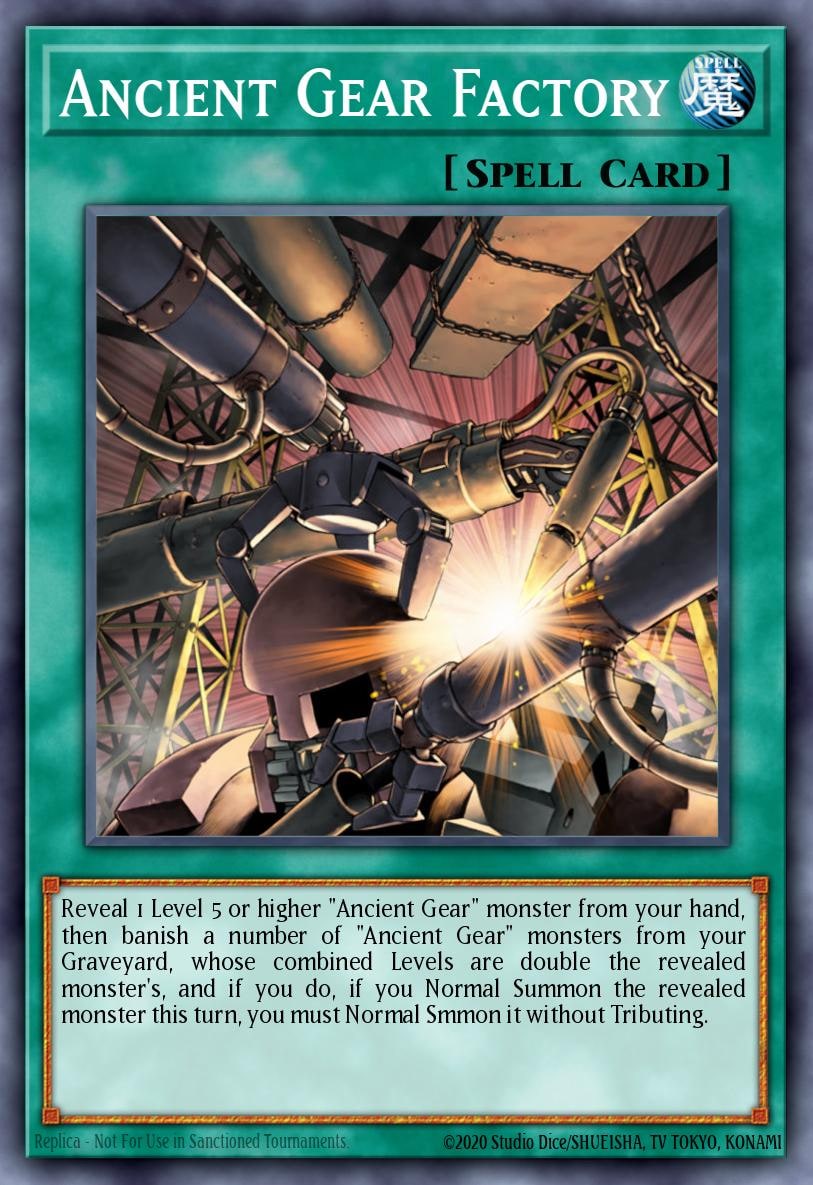 Ancient Gear Factory, Structure Deck: Machine Re-Volt SD10-EN021
