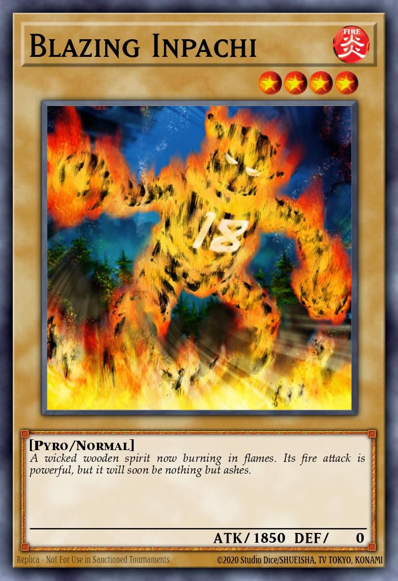 Blazing Inpachi, Structure Deck: Blaze of Destruction SD3-EN003