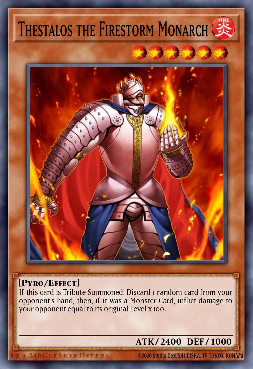 Thestalos the Firestorm Monarch, Structure Deck: Blaze of Destruction SD3-EN011