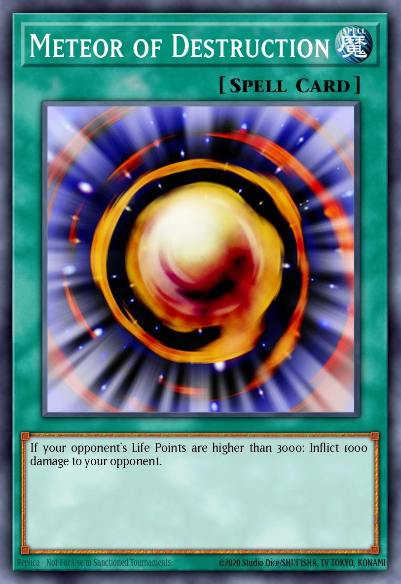 Meteor of Destruction, Structure Deck: Blaze of Destruction SD3-EN026