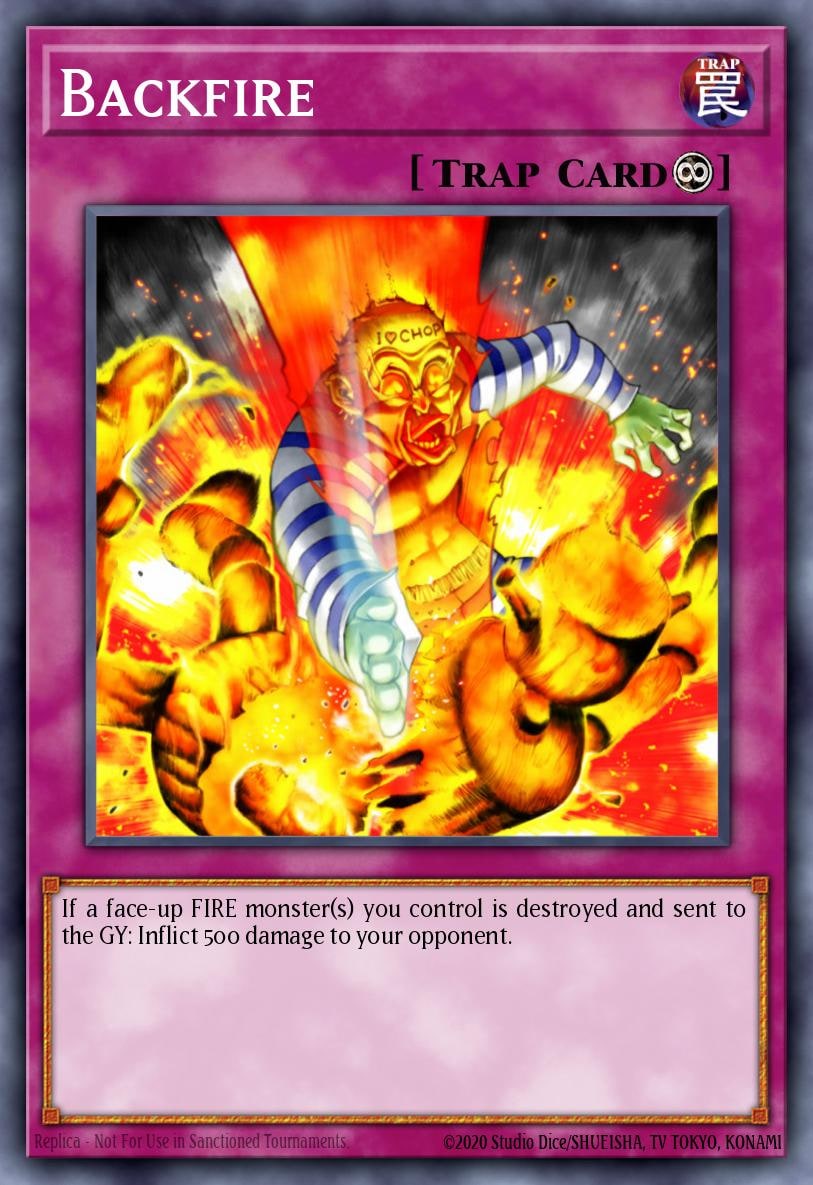 Backfire, Structure Deck: Blaze of Destruction SD3-EN031