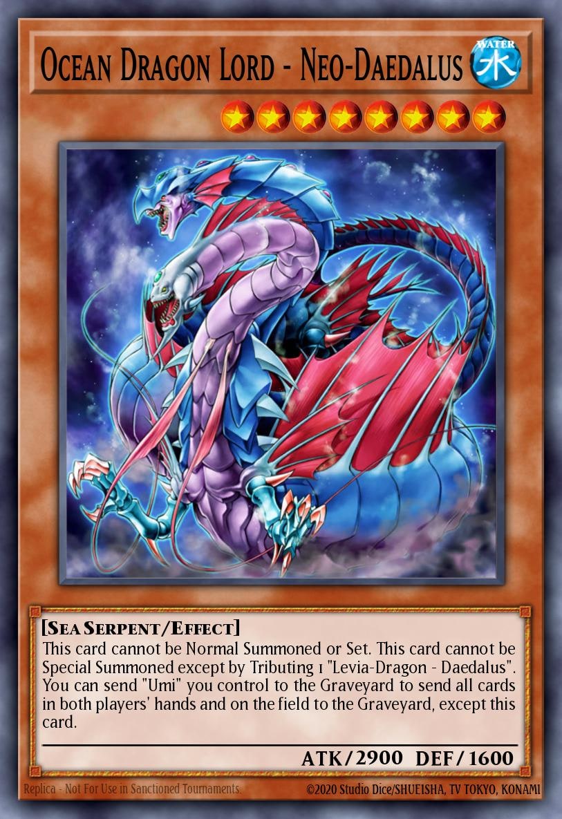 Ocean Dragon Lord - Neo-Daedalus, Structure Deck: Fury from the Deep SD4-EN001