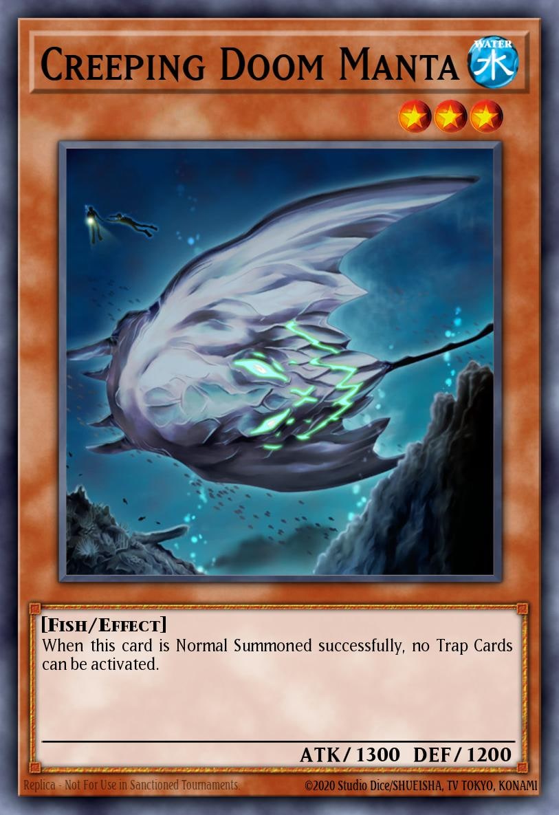 Creeping Doom Manta, Structure Deck: Fury from the Deep SD4-EN014