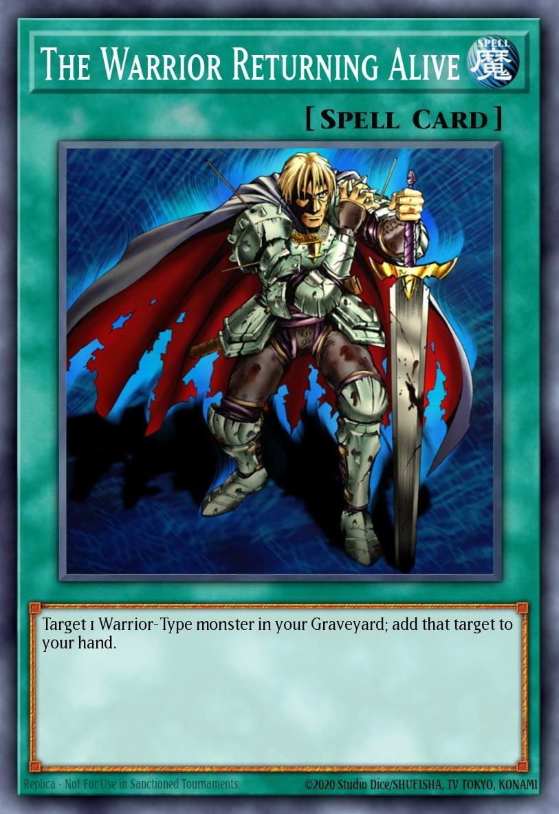 The Warrior Returning Alive, Structure Deck: Warrior's Triumph SD5-EN025
